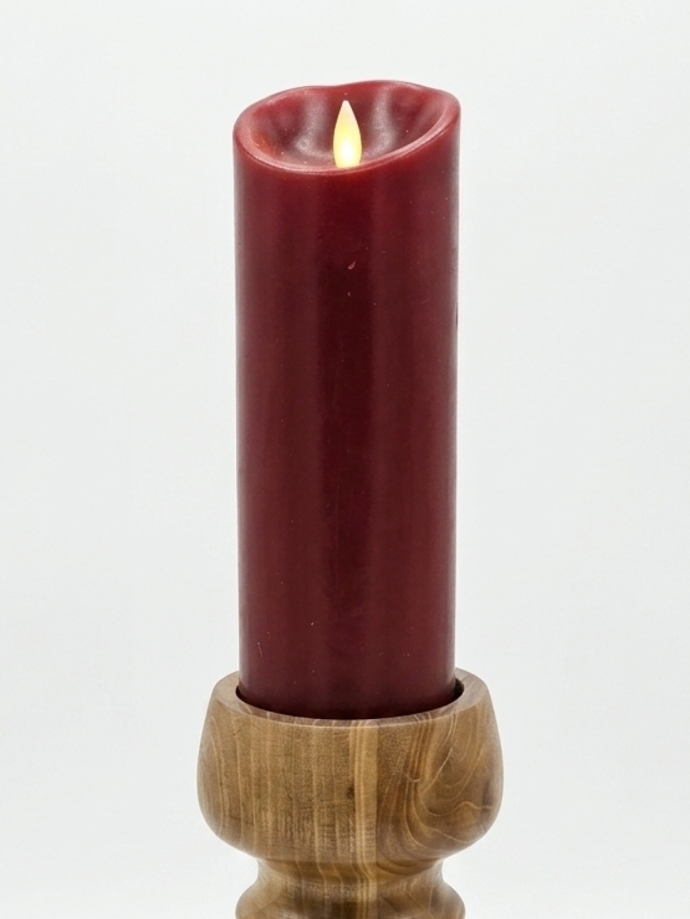 Luminara - Flameless LED Candle - Indoor - Wax - Burgundy